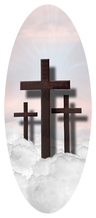 Three Crosses (Clouds) Pink